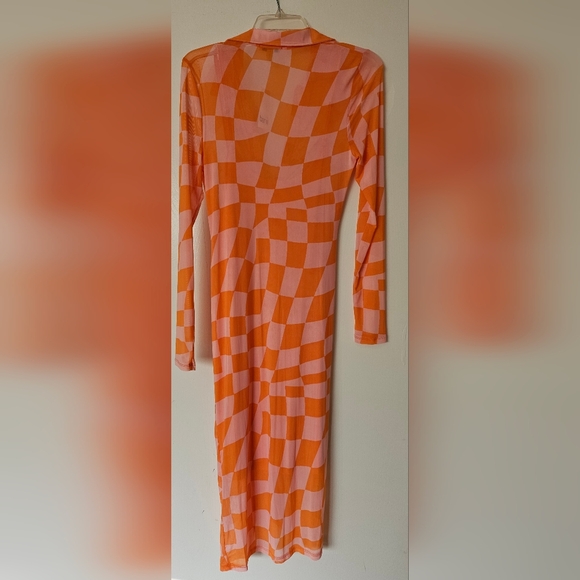 Bar III Mesh Bodycon Midi Dress - Picture 4 of 5